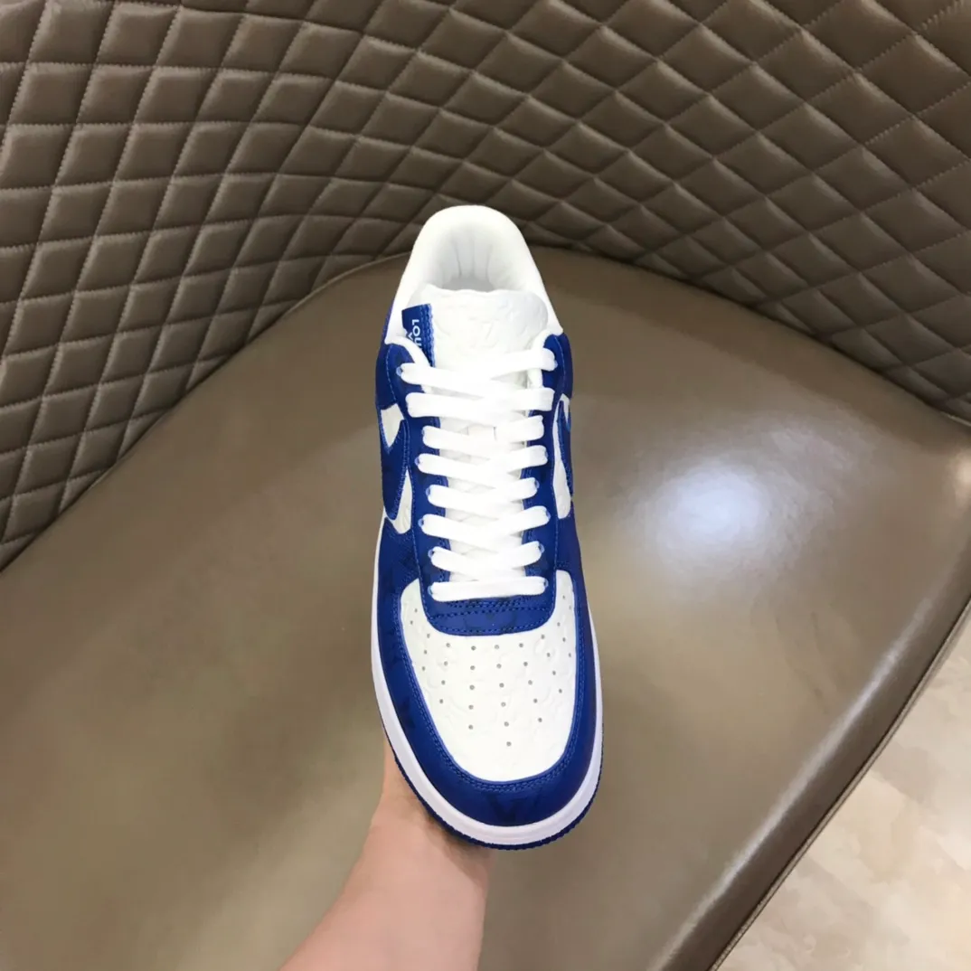 Men's shoes 💰p420 "*OUIS *UITTO*" x OFF-WHITE x Nike tripartite collaboration! Trendy and cool men's casual sports shoes with unrivaled color matching. The design idea basically continues the style of THE TEN. The Swoosh line and tongue label have a very familiar visual effect and are both fashionable and trendy! A must-have for fashionistas! The effect on your feet is absolutely stunning! Size: 38-45
